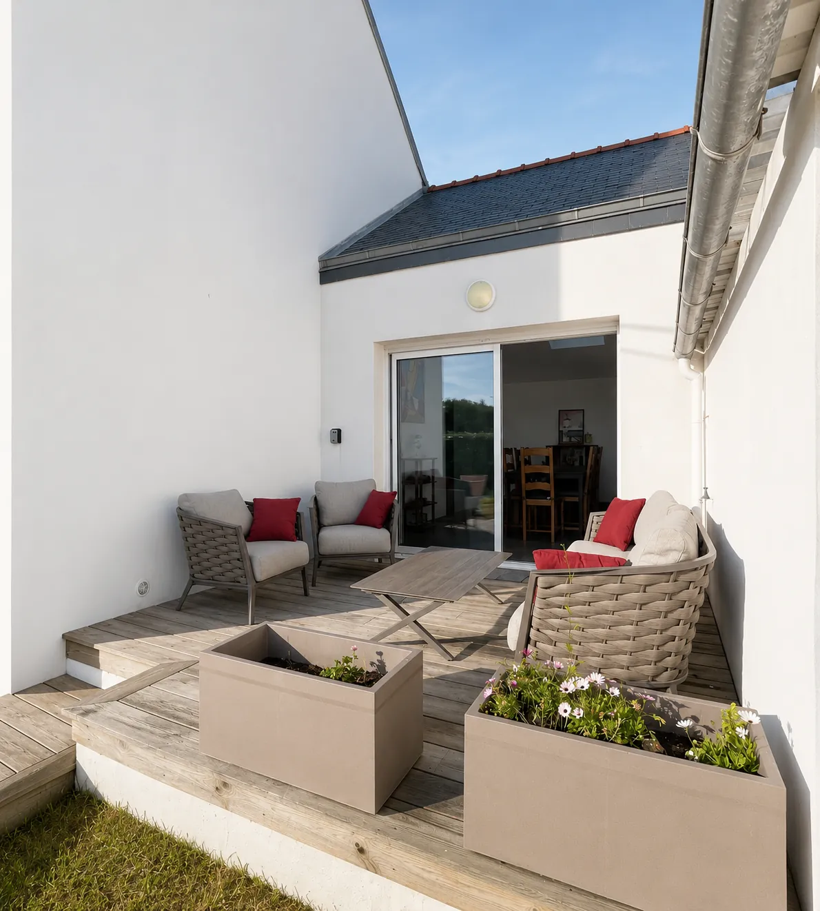 Terrasse plein sud, Ty Tan Penmarch